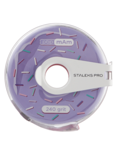 Rollo Donut papmam 240 grit estuche Staleks Pro