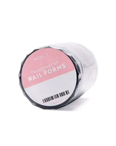 Moldes de uñas transparentes 100 uds.