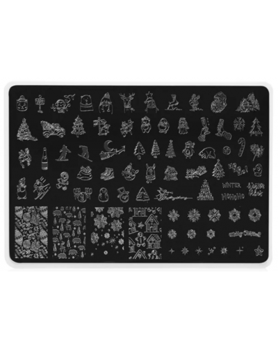 Placa Stamping Winter 2