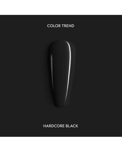 Hardcore Black Gel Polish 7 ml