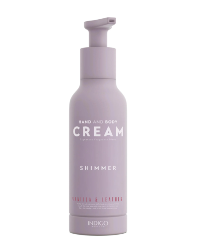 Vanilla & Leather - Shimmer Hand & Body Cream - 140 ML