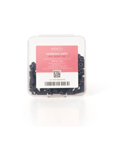 Capuchón Mandril abrasivo 200 (Mini, marrón) - 100 UDS