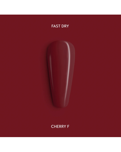 Cherry f Nail Polish Fast Dry - esmalte de uñas tradicional de secado rápido 7 ml