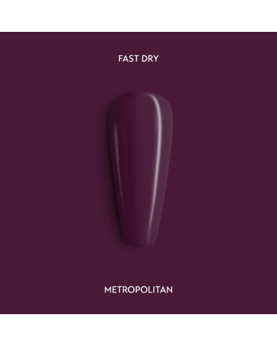 Metropolitan Nail Polish Fast Dry - esmalte de uñas tradicional de secado rápido - 7 ML