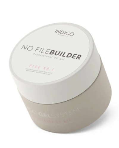Pink no.1. No File Builder - gel sin limado - 50 G
