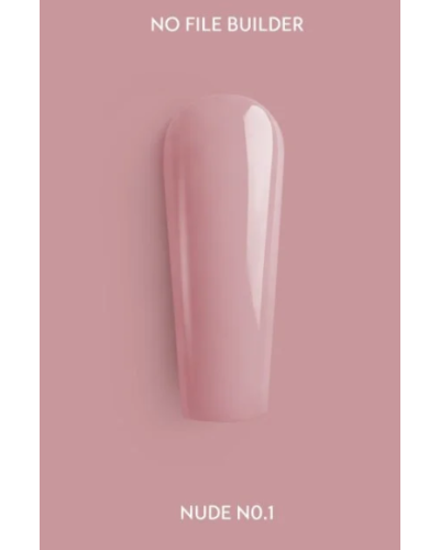 Nude no.1. No File Builder - gel sin limado - 50 G