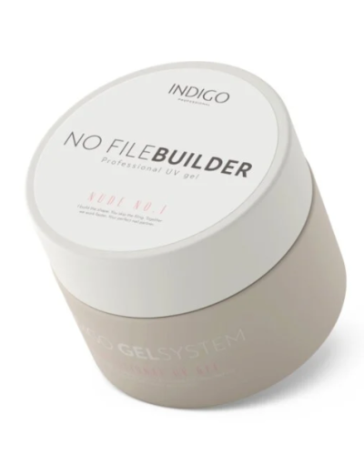 Nude no.1. No File Builder - gel sin limado - 50 G