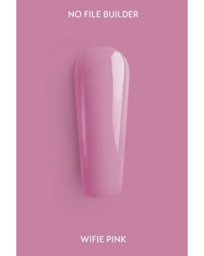 Wifie Pink No File Builder - gel sin limado - 50 G