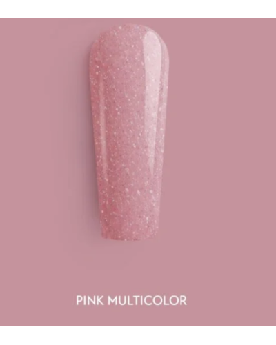 Pink Multicolor No File Builder - gel sin limado - 15 G