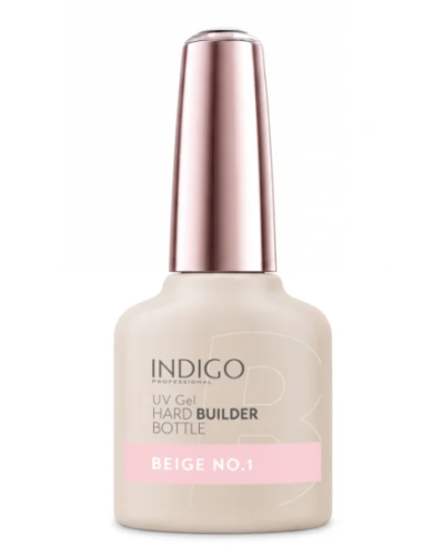 Gel En Botella Indigo  BeigeHard Builder Bottle Beige No.1 -  7 ML